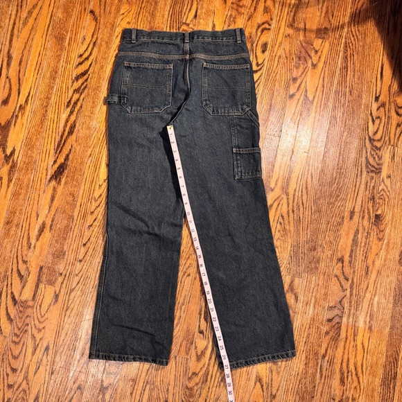 Faded Glory Dark blue Gray Relaxed Carpenter Jeans - w27 L27 - Picture 15 of 15